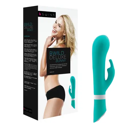 B Swish Bwild Deluxe Bunny Jade - Dual Motor Silicone Intimate Massager