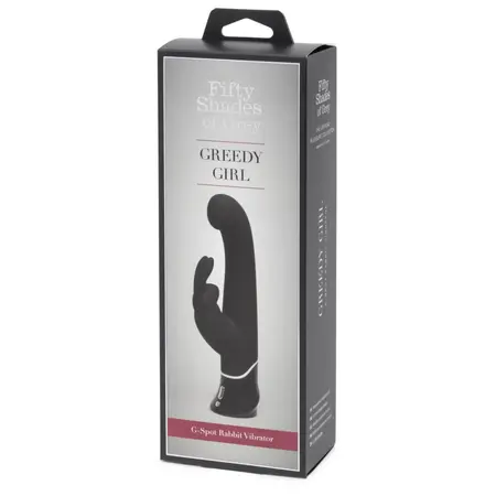 Fifty Shades of Grey Greedy Girl Silicone Dual Motor Intimate Device Black