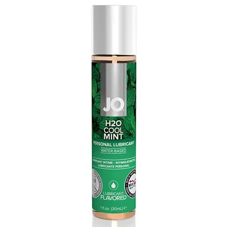 System JO H2O Cool Mint Water-Based Lubricant 30ml Vegan Safe