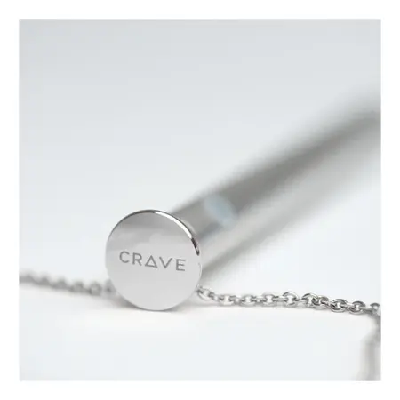 Crave Vesper Necklace Silver - Elegant Discreet Intimate Wellness Pendant