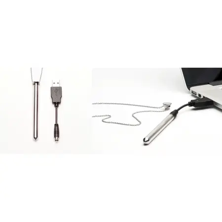 Crave Vesper Necklace Silver - Elegant Discreet Intimate Wellness Pendant