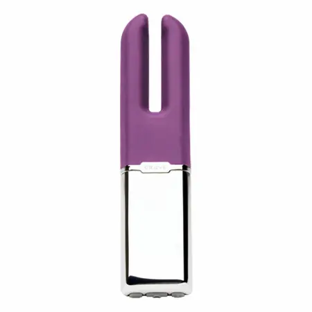 Crave Duet Intimate Vibrating Device Purple USB Rechargeable 11.6cm