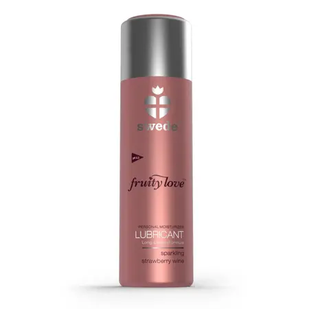 Swede Fruity Love Strawberry Wine 100ml Lubricant - Natural Formula