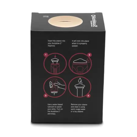Autoblow 2 Plus XT Mouth Sleeve A - Interchangeable Soft Skin Insert