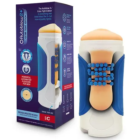 Autoblow 2 Plus XT Intimate Machine with Size C Sleeve, Large Fit