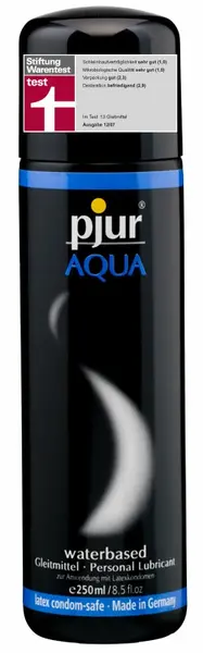 Pjur Aqua Water-Based Lubricant 250ml - Skin-Friendly Formula