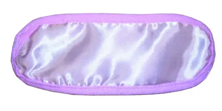 S&M Satin Blindfold Light Pink - Soft Adjustable Eye Mask