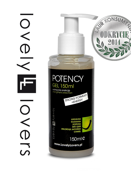 Lovely Lovers Potency Gel 150ml - Strong Formula with Guarana & Ginseng