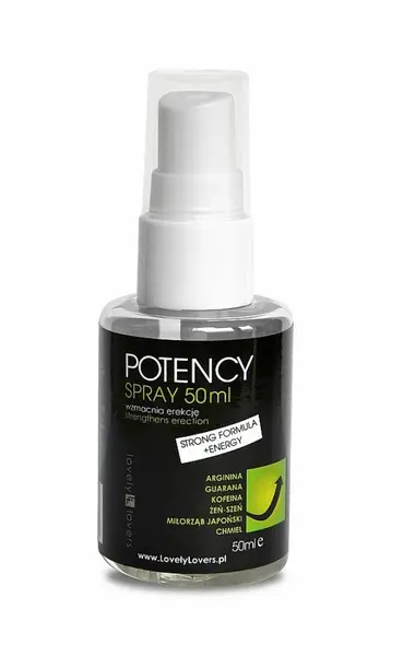 Lovely Lovers Potency Spray 50ml - Advanced Energy Formula for Men