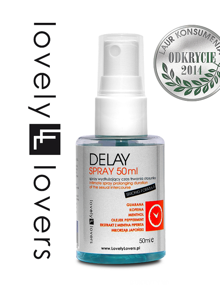 Lovely Lovers Delay Spray 50ml - Prolonging Formula with Guarana & Caffeine