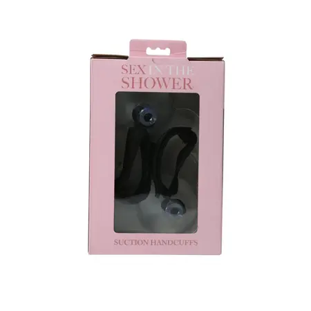 Sex In The Shower Suction Handcuffs - Adjustable Neoprene System