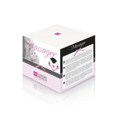LoversPremium Massager 9x8.5cm with Pink LED & Ergonomic Handle