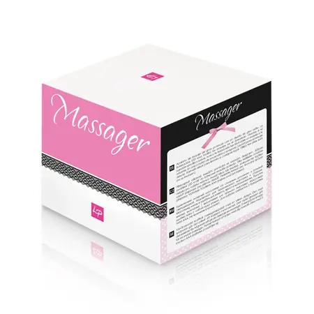 LoversPremium Massager 9x8.5cm with Pink LED & Ergonomic Handle
