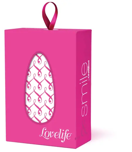 OhMiBod Lovelife Smile Compact Clitoral Massager 7 Modes Pink USB