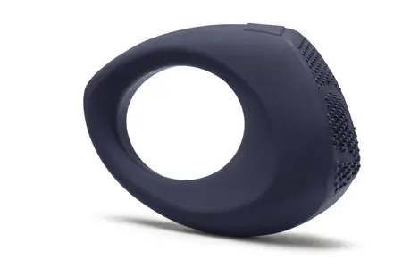 Laid C.1 Black Silicone Vibrating Massager - 3 Speeds, USB Rechargeable