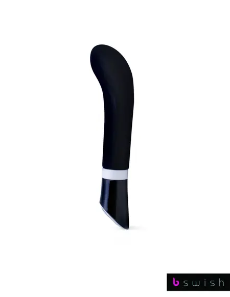 B Swish Bgood Deluxe Curve Black - Anatomically Curved Silicone Massager 19.3 cm