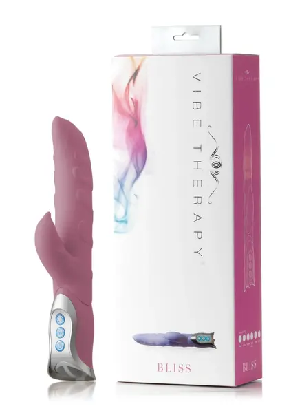 Vibe Therapy Bliss Pink Silicone Intimate Machine 26cm Waterproof 7 Modes