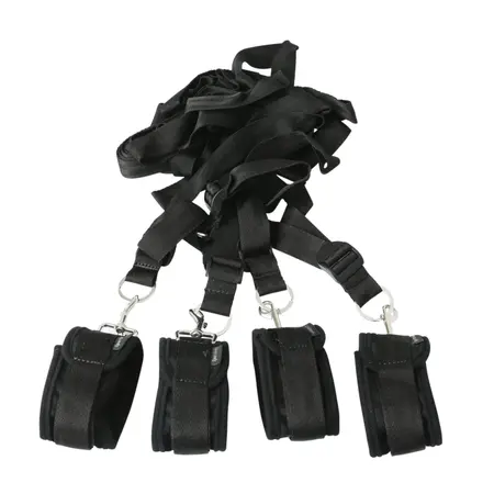 Sportsheets Under the Bed Adjustable Restraint System - Universal Fit, Black