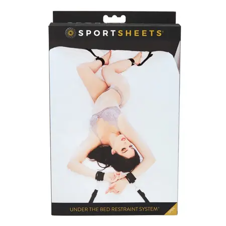 Sportsheets Under the Bed Adjustable Restraint System - Universal Fit, Black