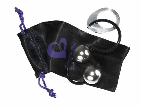 Rocks-Off Love Balls Medium 25mm Metal & Silicone Kegel Trainer