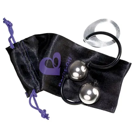 Rocks-Off Love Balls Medium 25mm Metal & Silicone Kegel Trainer