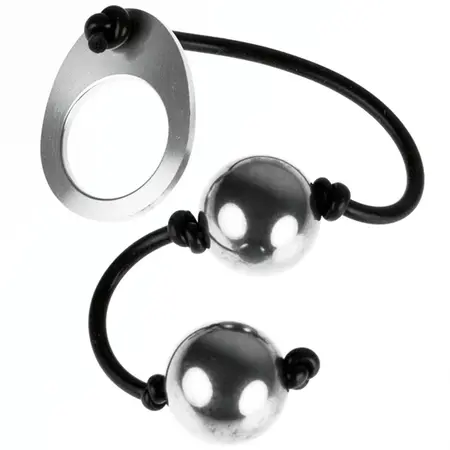 Rocks-Off Love Balls Medium 25mm Metal & Silicone Kegel Trainer