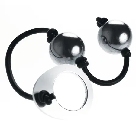 Rocks-Off Love Balls Medium 25mm Metal & Silicone Kegel Trainer