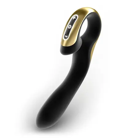 ZINI Roae Black/Gold - Ergonomic Silicone Personal Massager 195mm