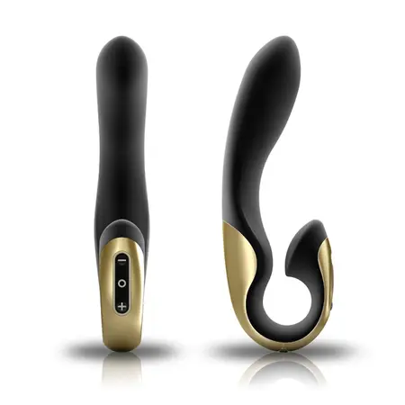 ZINI Roae Black/Gold - Ergonomic Silicone Personal Massager 195mm