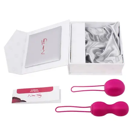 Nomi Tang IntiMate Kegel Training Set Red Violet - Ergonomic Design