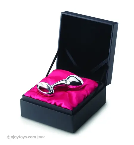 Njoy Pure Plug Medium - Stainless Steel Intimate Comfort System 6cm