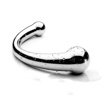 njoy Pure Wand Stainless Steel Curved Massage Tool 20 cm
