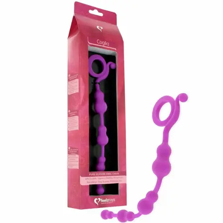 FeelzToys Cogilia Silicone Intimate Beads Violet 24.5 cm