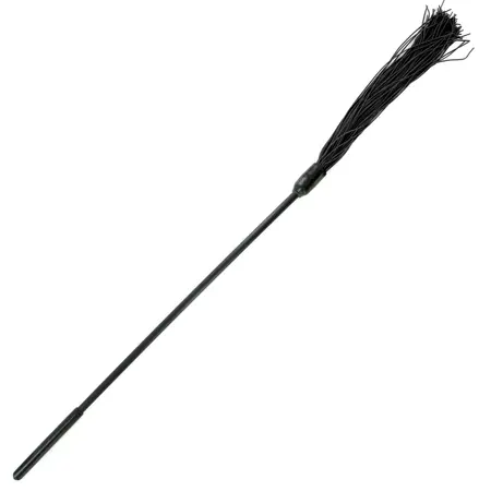Sportsheets S&M Rubber Tickler Black 40cm - Flexible Play Accessory