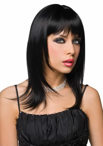 Pleasure Wigs Steph Model Black Adjustable Synthetic Hairpiece
