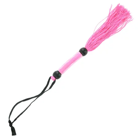 Sportsheets S&M Compact Rubber Whip Purple - 25cm Handmade Latex