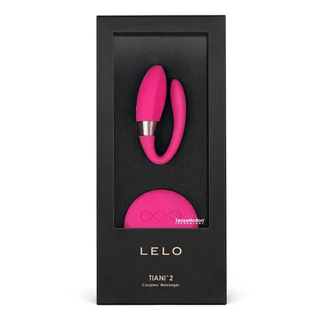 LELO Tiani 2 Cerise Couples Massager with SenseMotion, Waterproof, Pink