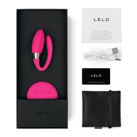 LELO Tiani 2 Cerise Couples Massager with SenseMotion, Waterproof, Pink