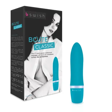 B Swish Bcute Classic Jade Compact Waterproof Silicone Massager 10 cm