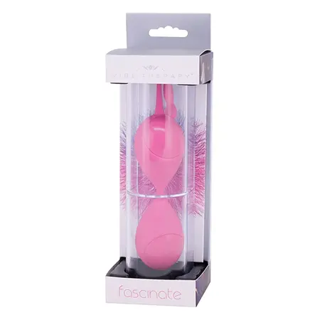 Vibe Therapy Fascinate Pink Kegel Ball System, Medical Silicone, 20.5 cm
