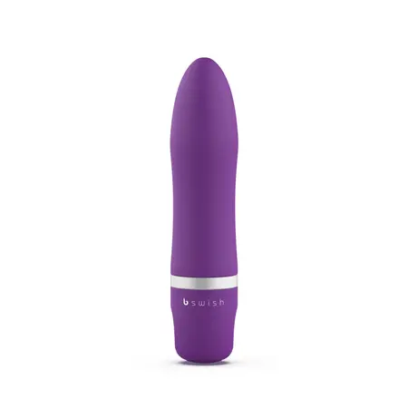 B Swish Bcute Classic Compact Silicone Massager Purple 10cm