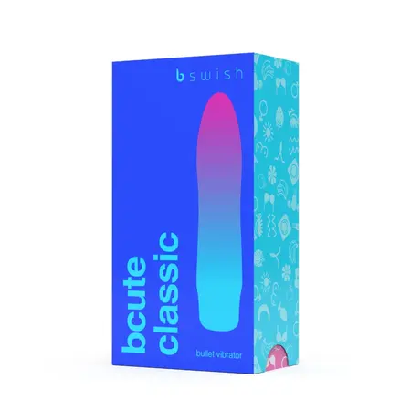 B Swish Bcute Classic Compact Silicone Massager Purple 10cm