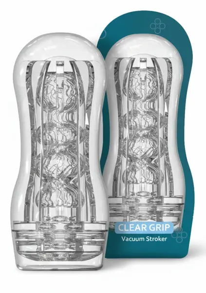 TOYJOY HERO Clear Grip Vacuum Intimate Machine Transparent Sleeve