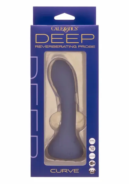 CalExotics Deep Curve Probe Silicone Dual Motor Vibrating System