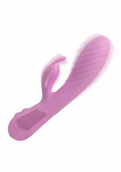 Aura Dual Flutter Vibrator Silicone Waterproof 10-Speed USB Rechargeable