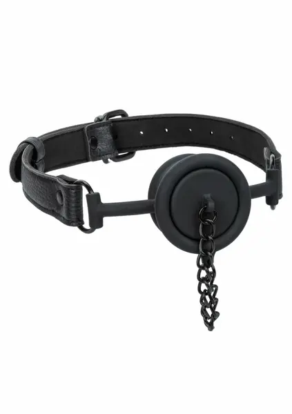 CalExotics Stopper Gag Silicone Adjustable Strap Black 3.75cm