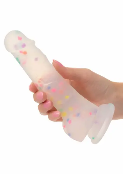 Party Boy Studs Silicone Model 13.25 cm with Suction Cup, Black