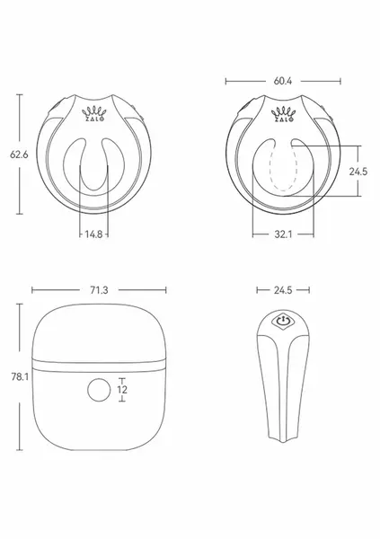 Zalo Apis Vibrating Couples Ring - App-Controlled Silicone, Waterproof, USB