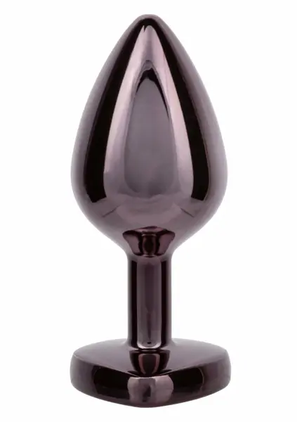 CalExotics Jewel Diamond Heart Plug Large - Elegant Metal Intimate Accessory