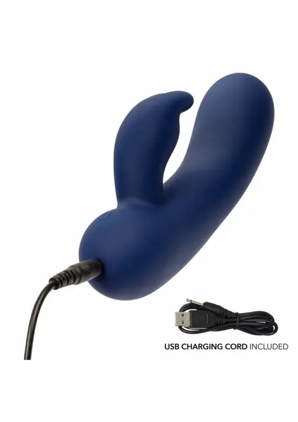 CalExotics Cashmere Silk Bunny Intimate Machine Dual Motor Pink Silicone IPX7